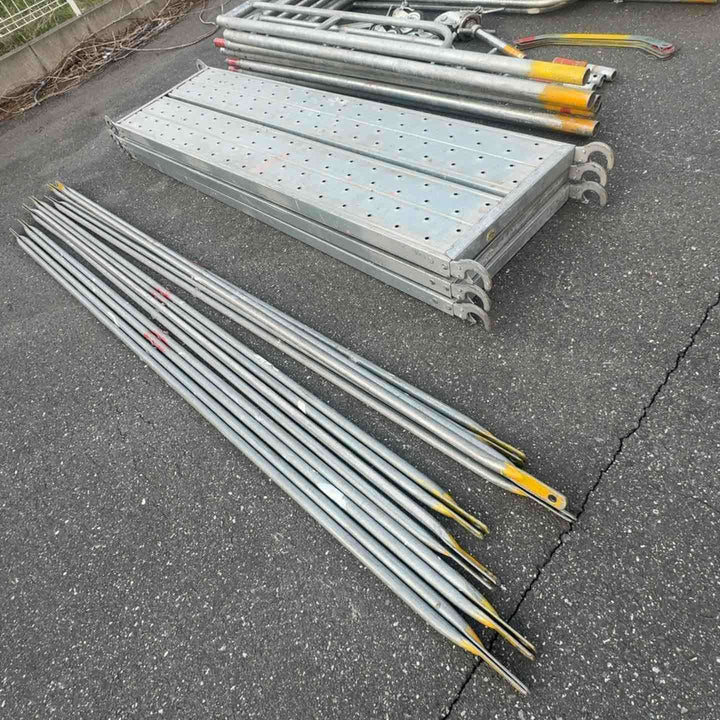 【サマーセール！店頭受取り限定・中古】 ビティ足場 3段移動式高所作業台 枠組足場 ビテ足場 【桶川店】