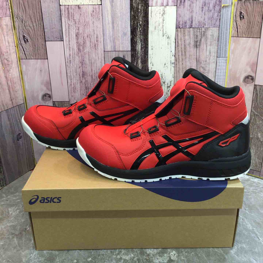 [アシックス] ワーキング ウィンジョブ CP304 BOA JSAA A種先芯 耐滑ソール クラシックレッド/ブラック 27.5 cm 3E【八潮店】