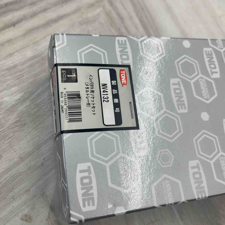 ◇TONE インパクト用ソケットセット（メタルトレー付き）NV4132【越谷店】