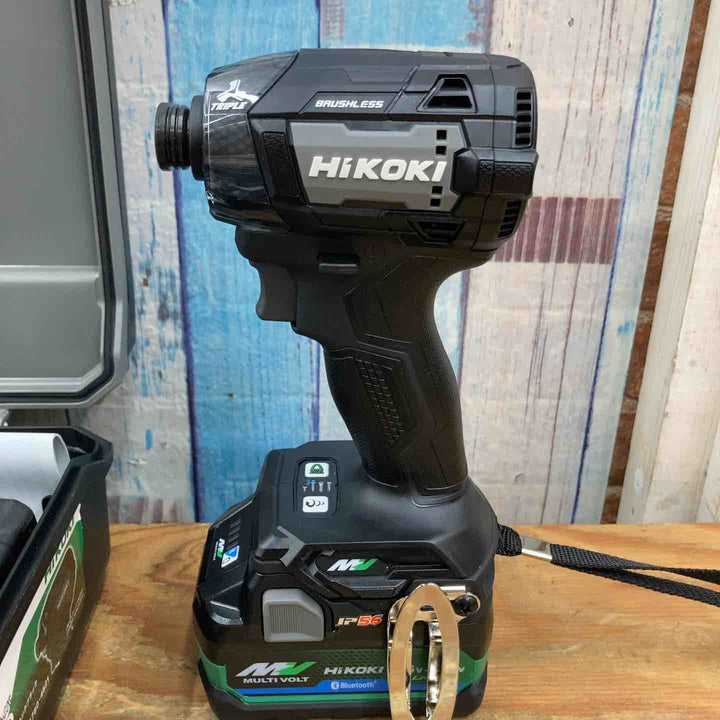 【未使用品/送料無料】★ハイコーキ(HIKOKI ※旧:日立工機) コードレスインパクトドライバ ストロングブラック WH36DD(2XHBSZ) フルセット【柏店】