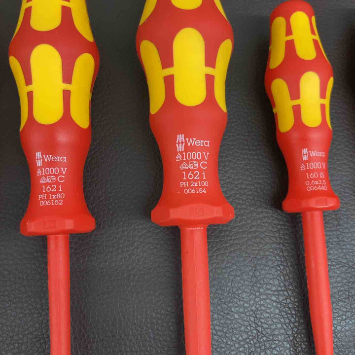 【中古美品】 WERA 絶縁ドライバーセット 160A 160iｘ4・160isｘ1・162iｘ2・167iｘ3 全9本 電工 1000V ブランド 工具 【東大和店】