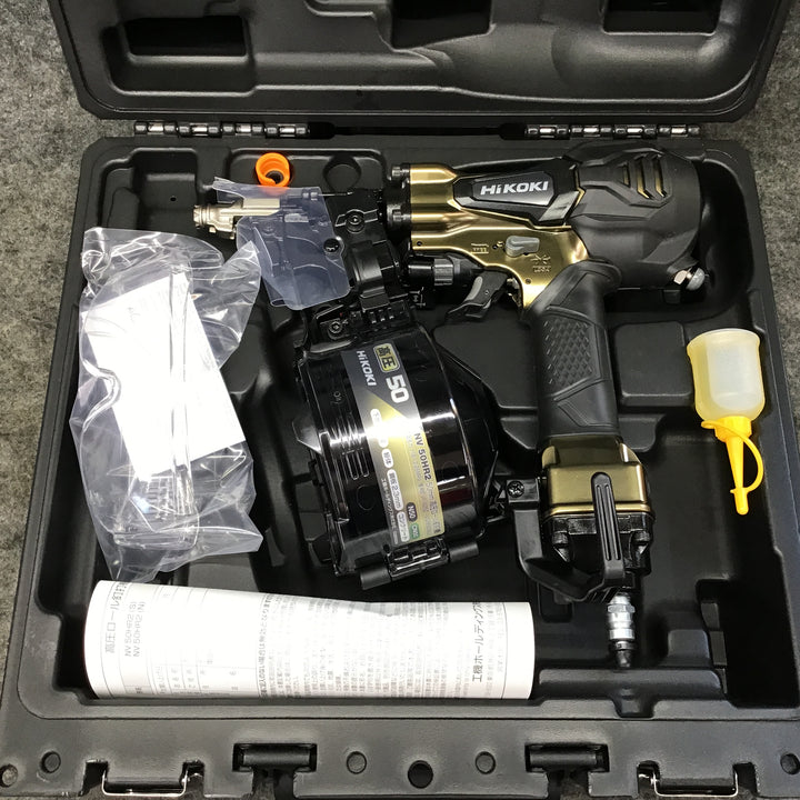 ★ハイコーキ(HIKOKI ※旧:日立工機) 高圧エア釘打ち機 NV50HR2(S)【桶川店】
