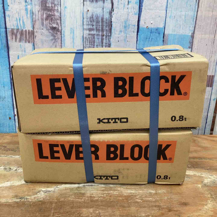 ▼KITO(キトー) レバーブロック LB008 ２台セット 未開封品【柏店】