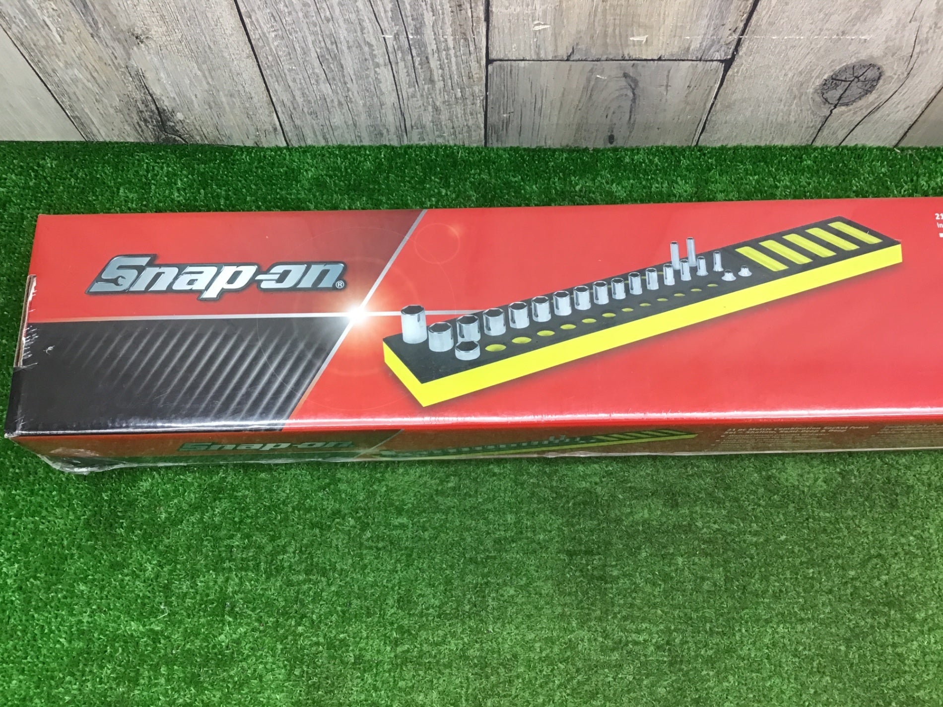 未開封品【未使用】Snap-onスナップオン 3/8 セミディープソケットセット21PCS 221SFMSFHX (イエロー)ホルダー付【岩槻店】 未開封品【未使用】Snap-onスナップオン 3/8 セミディープソケット