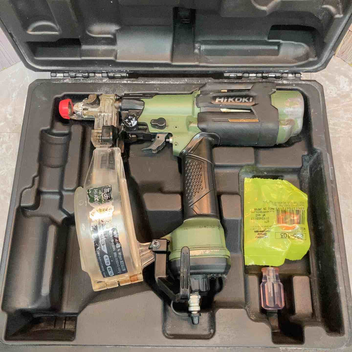 ◇ハイコーキ(HIKOKI ※旧:日立工機) 高圧エアネジ打ち機 WF4HS(AG) アブソリュートグリーン【八潮店】