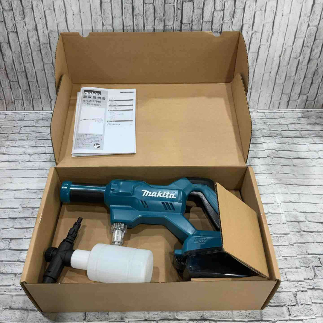 【未使用品】★マキタ(makita) コードレス高圧洗浄機 MHW180DZ　18V6.0Ah(未使用)+充電器(未使用)セット【川口店】