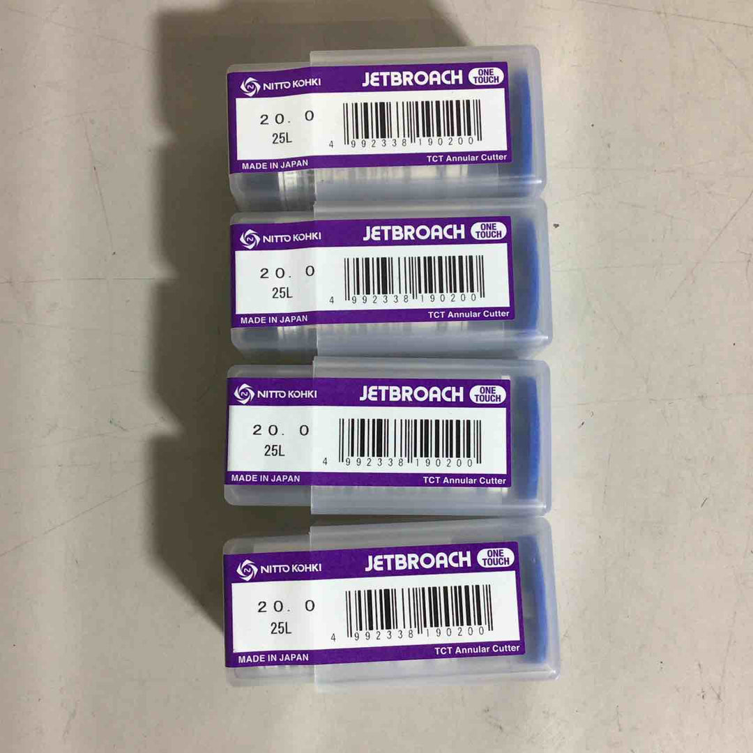 【未使用品】 日東工器 ジェットブローチ 20.0×25L 4個セット JETBROACH 【戸田店】