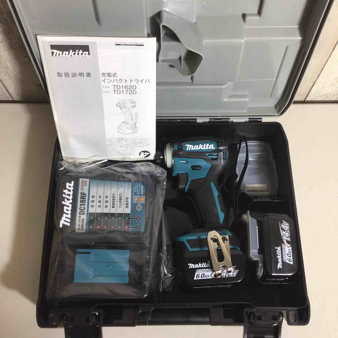 【未使用品】 マキタ makita コードレス インパクトドライバー TD162DRGX フルセット インパクト 純正 充電式 14.4V 【戸田店】