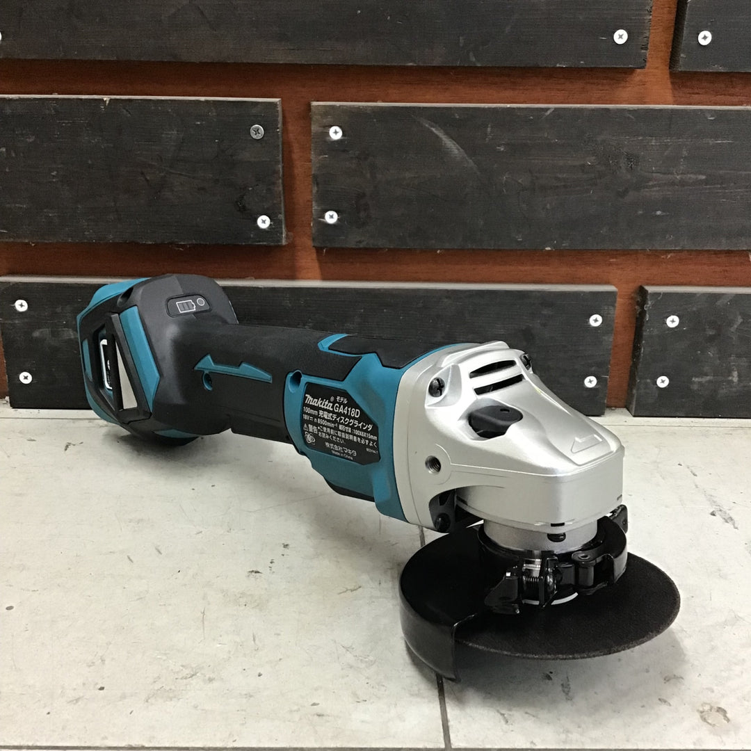 【中古美品】 マキタ/makita 100mmコードレスディスクグラインダ GA418DZ 【鴻巣店】