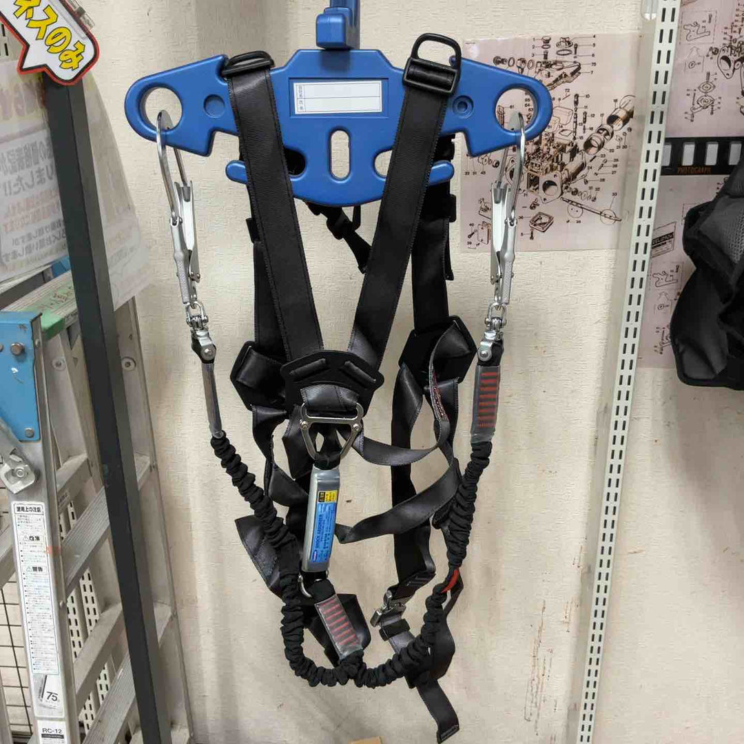 ◇ツヨロン(TSUYORON) 新規格 墜落制止用器具 クロカゲハーネス TH-504-2NV93SV-OT-DG-M-2R23-BX【草加店】