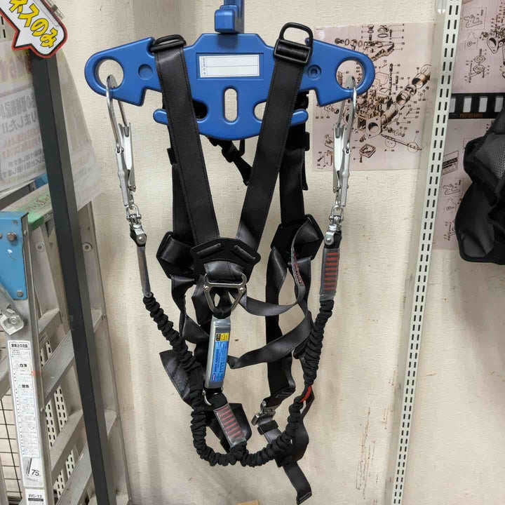 ◇ツヨロン(TSUYORON) 新規格 墜落制止用器具 クロカゲハーネス TH-504-2NV93SV-OT-DG-M-2R23-BX【草加店】