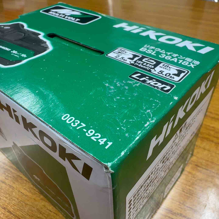 【未使用・特別特価！】 ハイコーキ HiKOKI マルチボルト コードレスインパクトドライバ WH36DD(NNB) 本体+バッテリセット！ 【桶川店】
