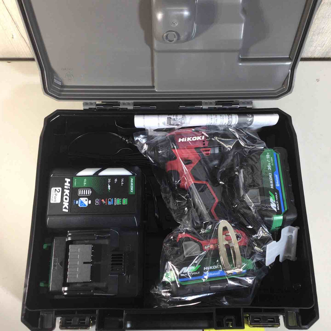 ★ハイコーキ(HIKOKI ※旧:日立工機) コードレスインパクトドライバ スコーピオンレッド WH36DD(2XHRSZ)【戸田店】