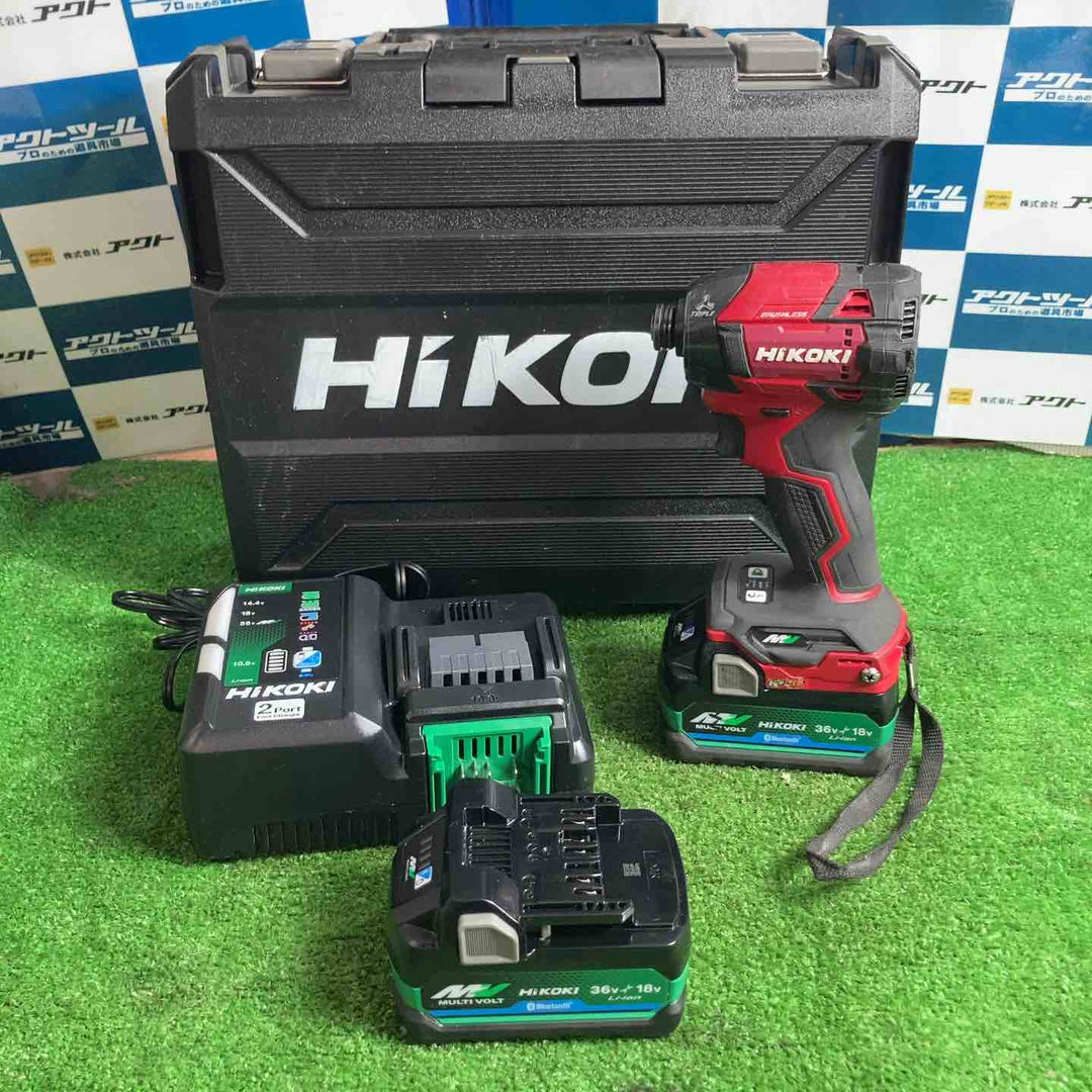 ★ハイコーキ(HIKOKI ※旧:日立工機) コードレスインパクトドライバ スコーピオンレッド WH36DD(2XHRSZ)【草加店】