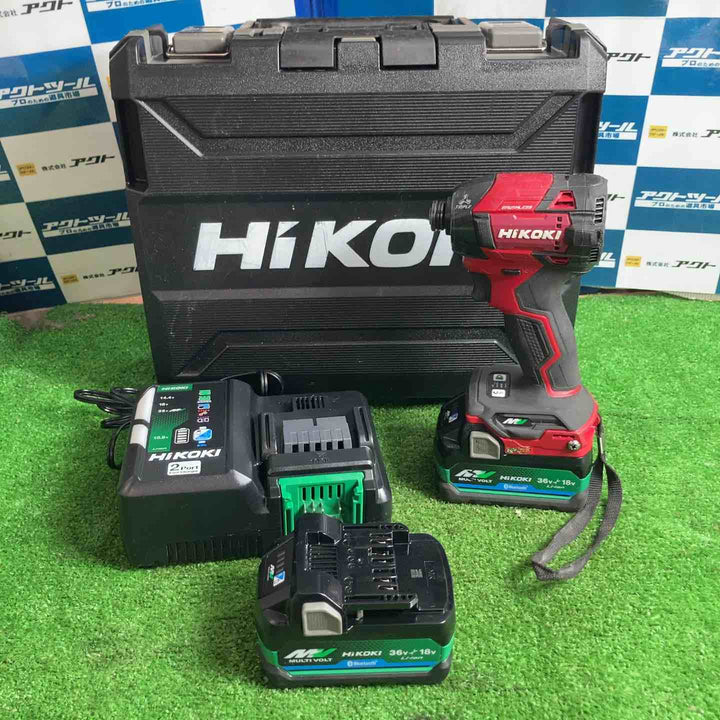 ★ハイコーキ(HIKOKI ※旧:日立工機) コードレスインパクトドライバ スコーピオンレッド WH36DD(2XHRSZ)【草加店】