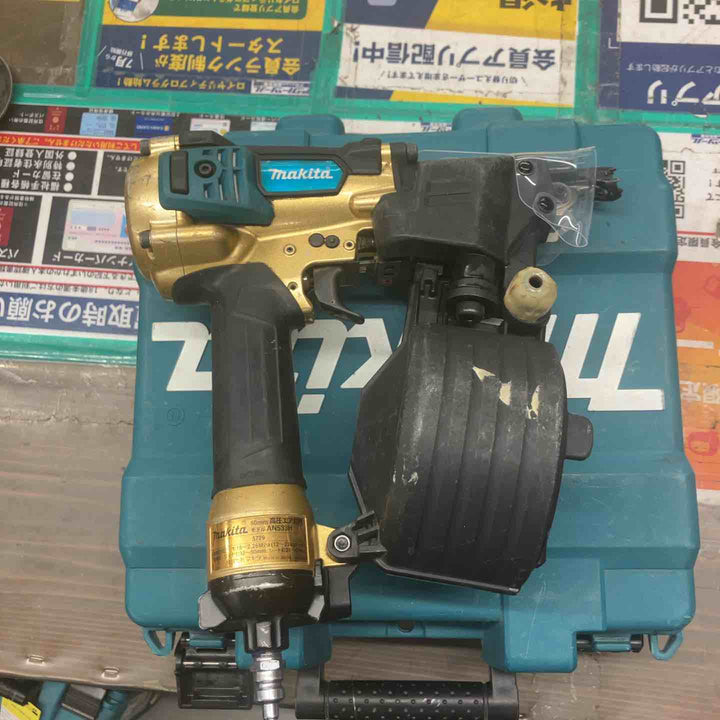 マキタ 50mm 高圧エア釘打 エアダスタ付 ゴールド AN533HSP1【戸田店】