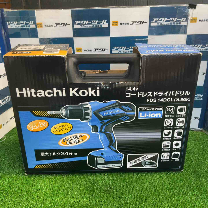 ◇ハイコーキ(HIKOKI ※旧:日立工機)  コードレスドリルドライバー  FDS14DGL(2LEGK)【草加店】
