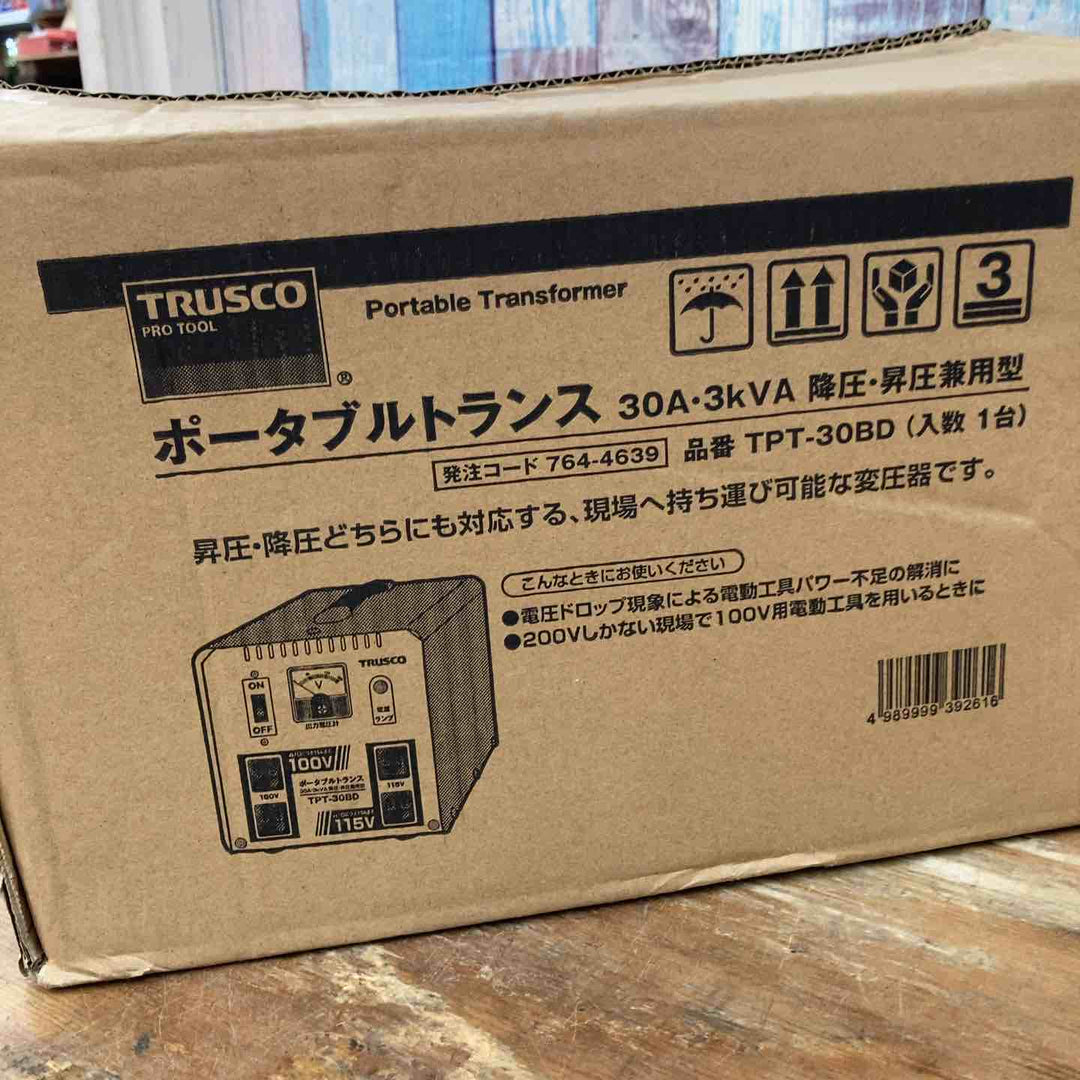 ◇トラスコ(TRUSCO) ポータブルトランス TPT-30BD【柏店】