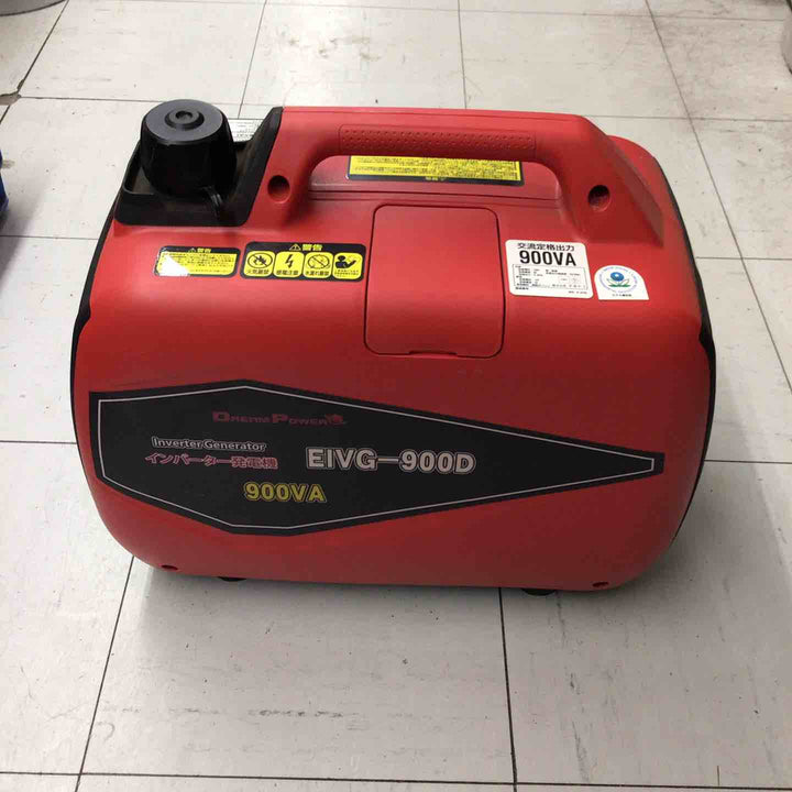 【中古品】 ナカトミ/NAKATOMI インバーター発電機  EIVG-900D 【鴻巣店】
