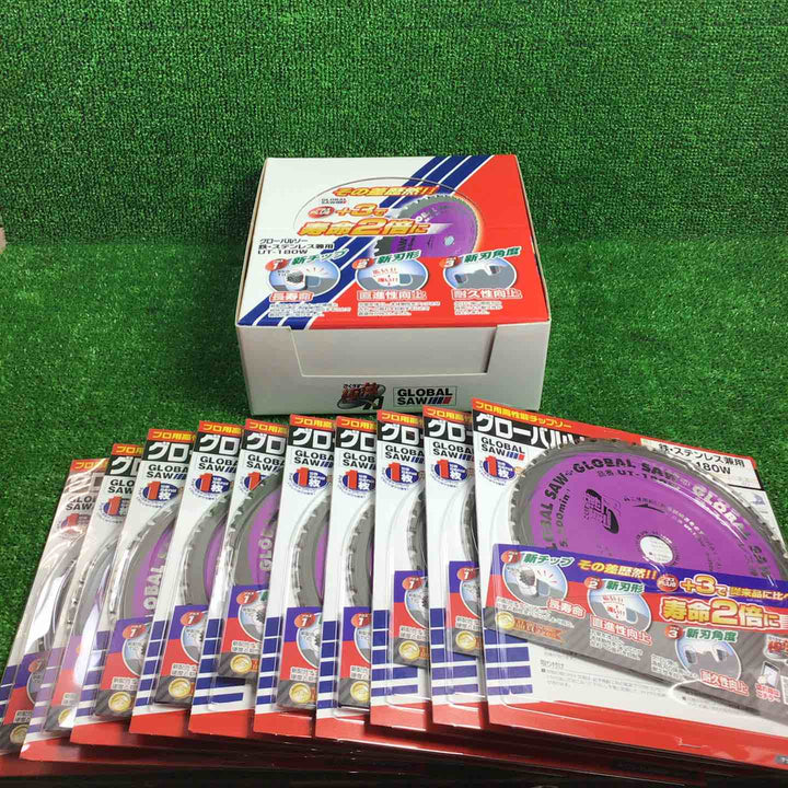 グローバルソー 鉄・ステンレス兼用 UT-180W10枚セット【川崎店】