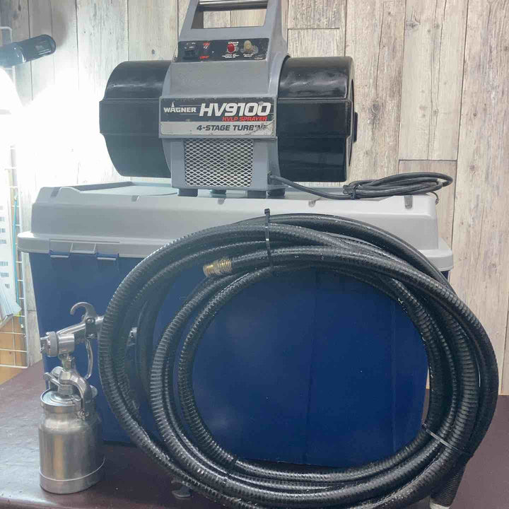 【中古品】ワグナー(WAGNER) 温風低圧塗装機 HV9100 ホース・ガン付属【東大和店】