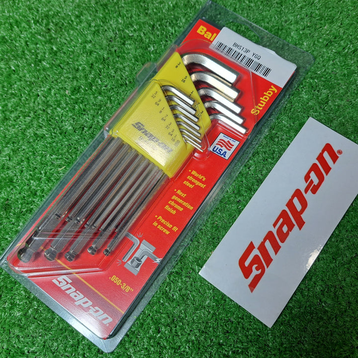 スナップオン(Snap-on) ボールエンドヘックスレンチセット BHS13P インチサイズ【岩槻店】