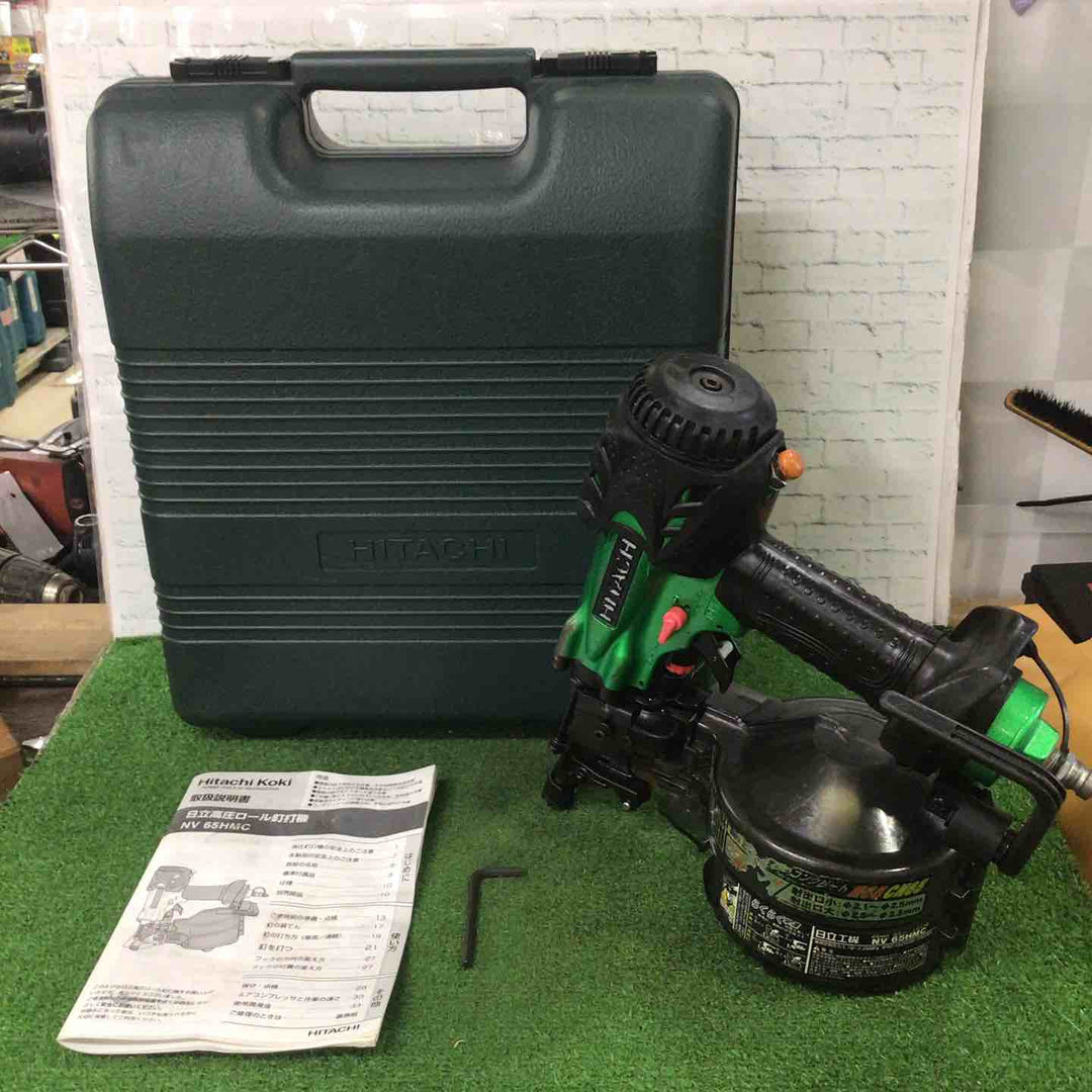 ★ハイコーキ(HIKOKI ※旧:日立工機) 高圧エア釘打ち機 NV65HMC(L)【町田店】