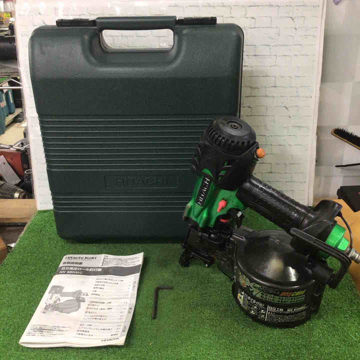 ★ハイコーキ(HIKOKI ※旧:日立工機) 高圧エア釘打ち機 NV65HMC(L)【町田店】
