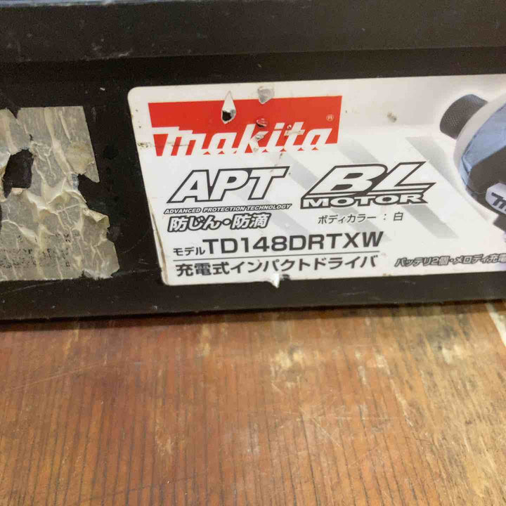 ★マキタ(makita) コードレスインパクトドライバー TD148DRTXW【柏店】