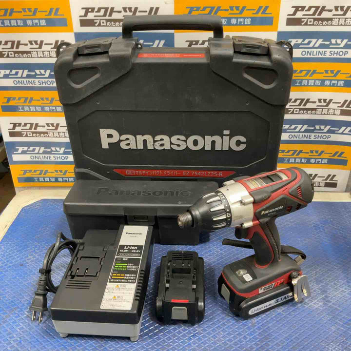 ★パナソニック(Panasonic) コードレスマルチインパクトドライバー EZ7542LR2S-R【草加店】