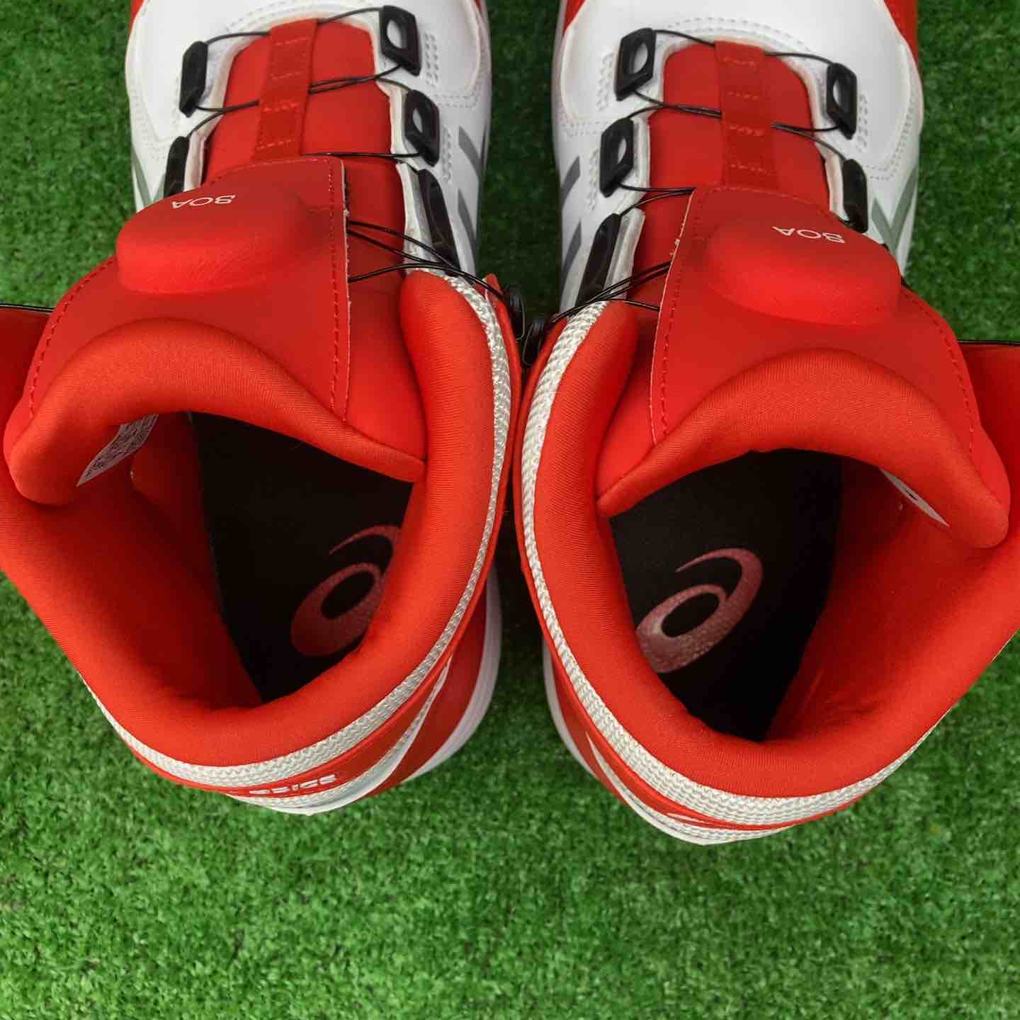 さくらさん専用アシックス安全靴/25.5cm CP304 BOA 白/赤 ASICS（アシックス） CP304 asics ダイヤル式安全靴 Boa フィット