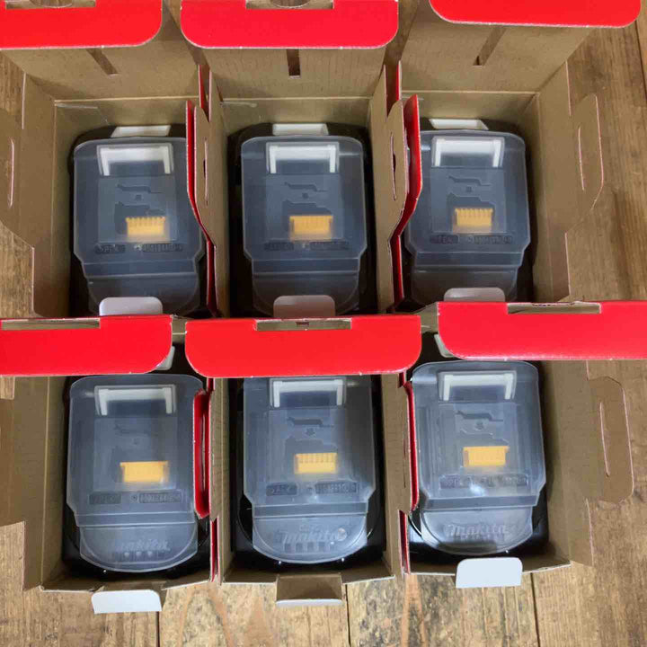 【未使用まとめ売り】純正品 マキタ(makita) リチウムイオンバッテリー 18V/6.0Ah BL1860B　6個セット　まとめ売り【所沢店】