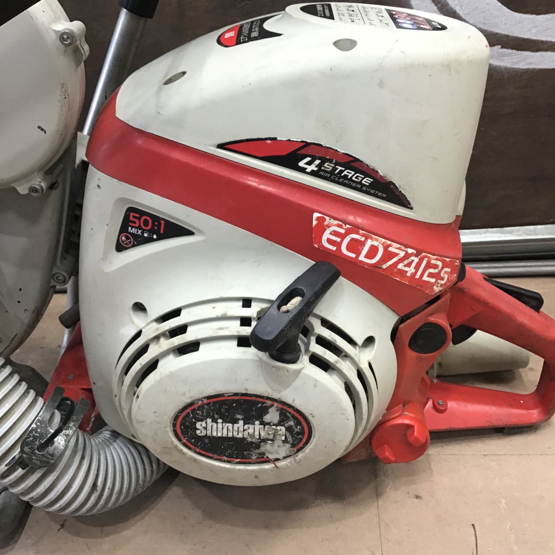 〇Shindaiwa/新ダイワ 集塵式エンジンッカッター ECD7412S【草加店】