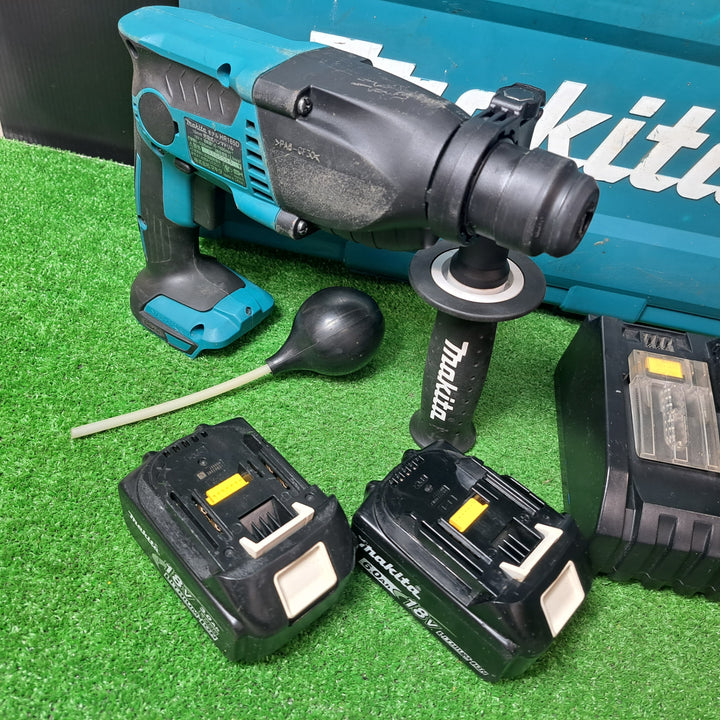 ★マキタ(makita) コードレスハンマドリル HR165DRGX 18Vバッテリー2個付き！（6.0Ahと3.0Ah）【岩槻店】