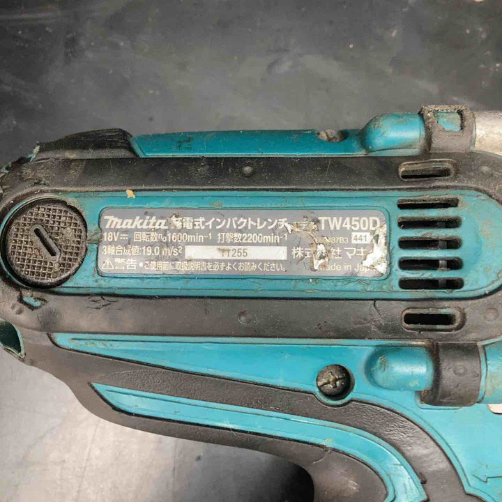 ☆マキタ(makita) コードレスインパクトレンチ TW450DZ【川越店】