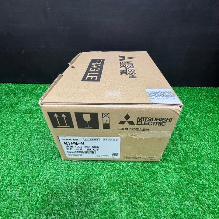 【未使用品】三菱電機 電子式単相2線式普通電力量計 100V 30A M1PM-R【電材館越谷店】