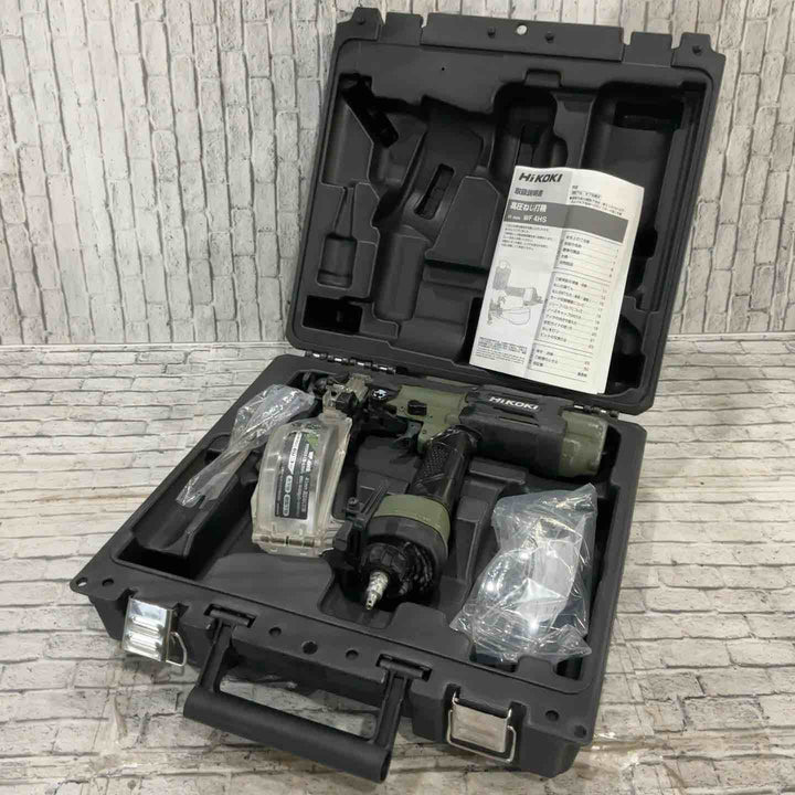 ◇ハイコーキ(HIKOKI ※旧:日立工機) 高圧エアネジ打ち機 WF4HS(AG) アブソリュートグリーン【川口店】