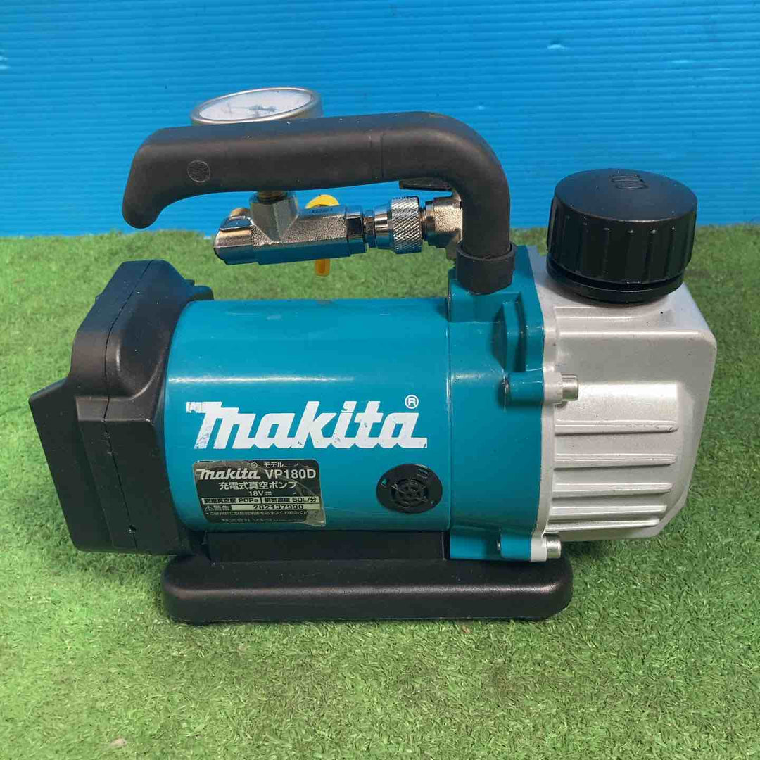 ★マキタ(makita) コードレス真空ポンプ VP180DZ 18V5.0Ahバッテリ・真空ゲージ・アルミケース付【岩槻店】