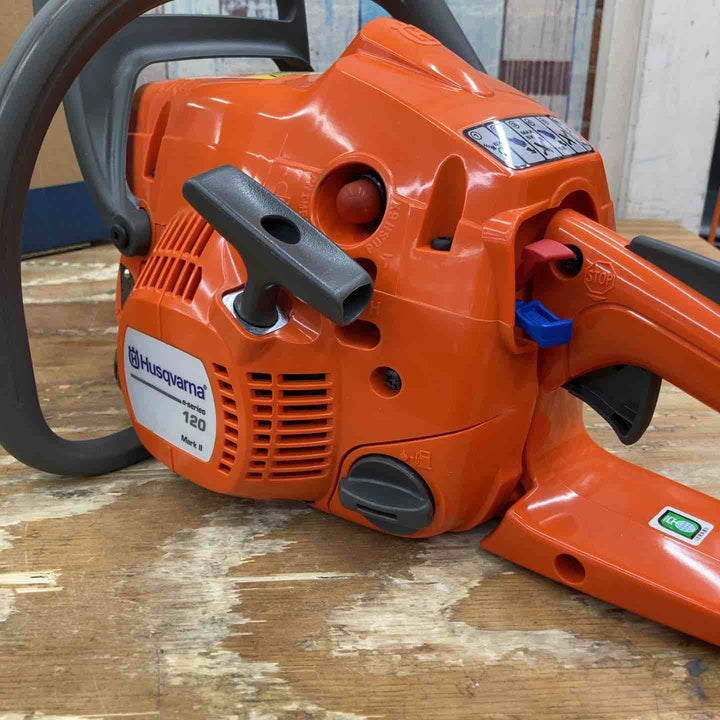 【未使用品】〇ハスクバーナ(Husqvarna) 350mmエンジンチェーンソー 120e Mark II (Mark2) 【柏店】
