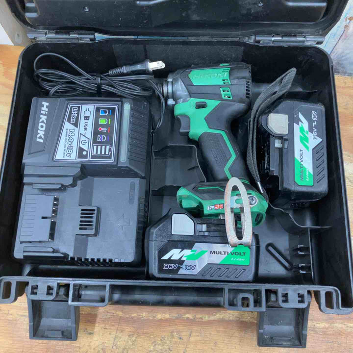 【中古品】★ハイコーキ(HIKOKI ※旧:日立工機) コードレスインパクトドライバー WH18DC(2XP) フルセット【柏店】