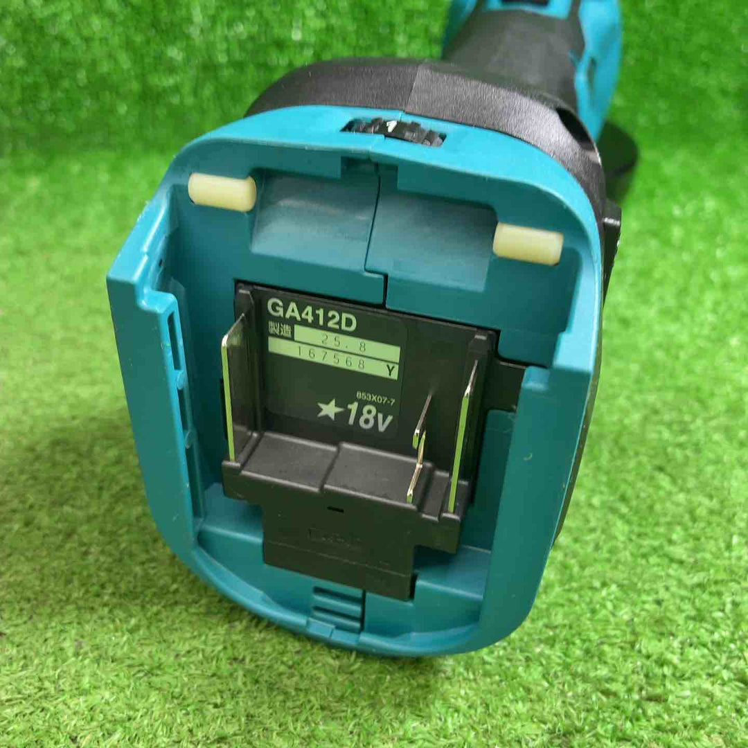 【中古品】マキタ(makita) 100mmコードレスディスクグラインダ GA412DZ【藤沢店】