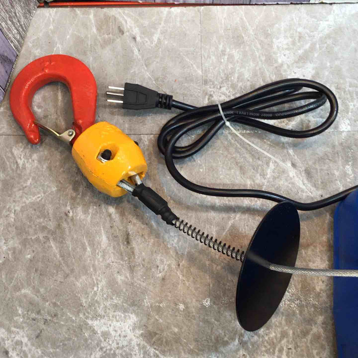▼電動ウインチ 電動ホイスト 100v 小型 ハンドウインチ  300kg【八潮店】