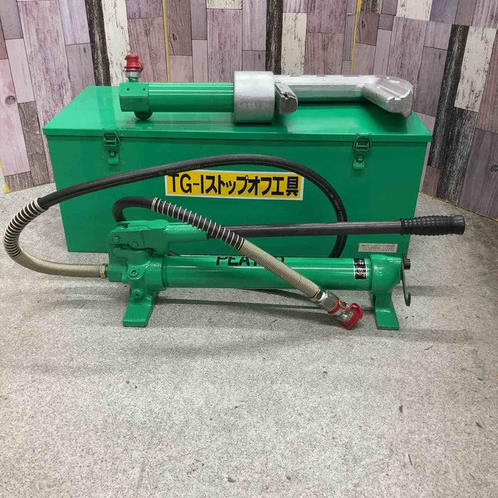 【中古品／店頭受取り限定】手動油圧式パイプ断水機 ストップオフ工具TG-1 PEA700 PEA5075【八潮店】
