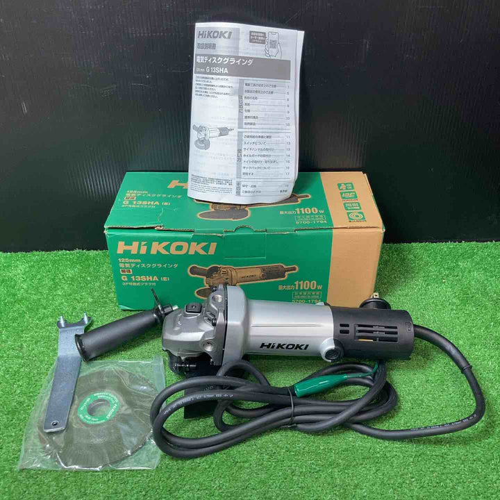 【未使用品(店頭展示品)】◇HiKOKI(ハイコーキ) 125mm ディスクグラインダー  G13SHA(E)【岩槻店】