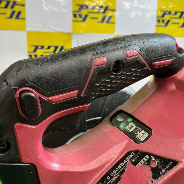 ◇ハイコーキ(HIKOKI ※旧:日立工機) コードレス丸のこ C3606DA(SK)(NNR)【越谷店】