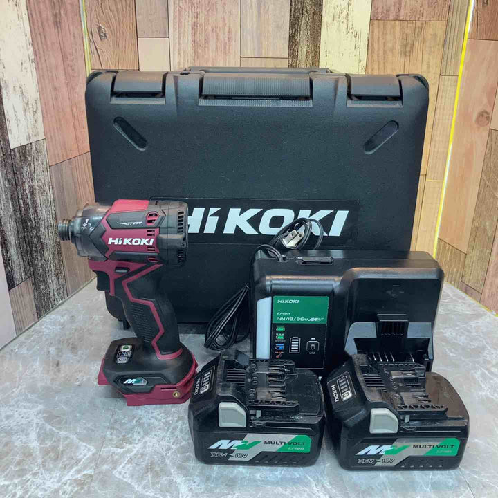 ★ハイコーキ(HIKOKI ※旧:日立工機) コードレスインパクトドライバー WH36DC(2XPSZ)(R)【八潮店】
