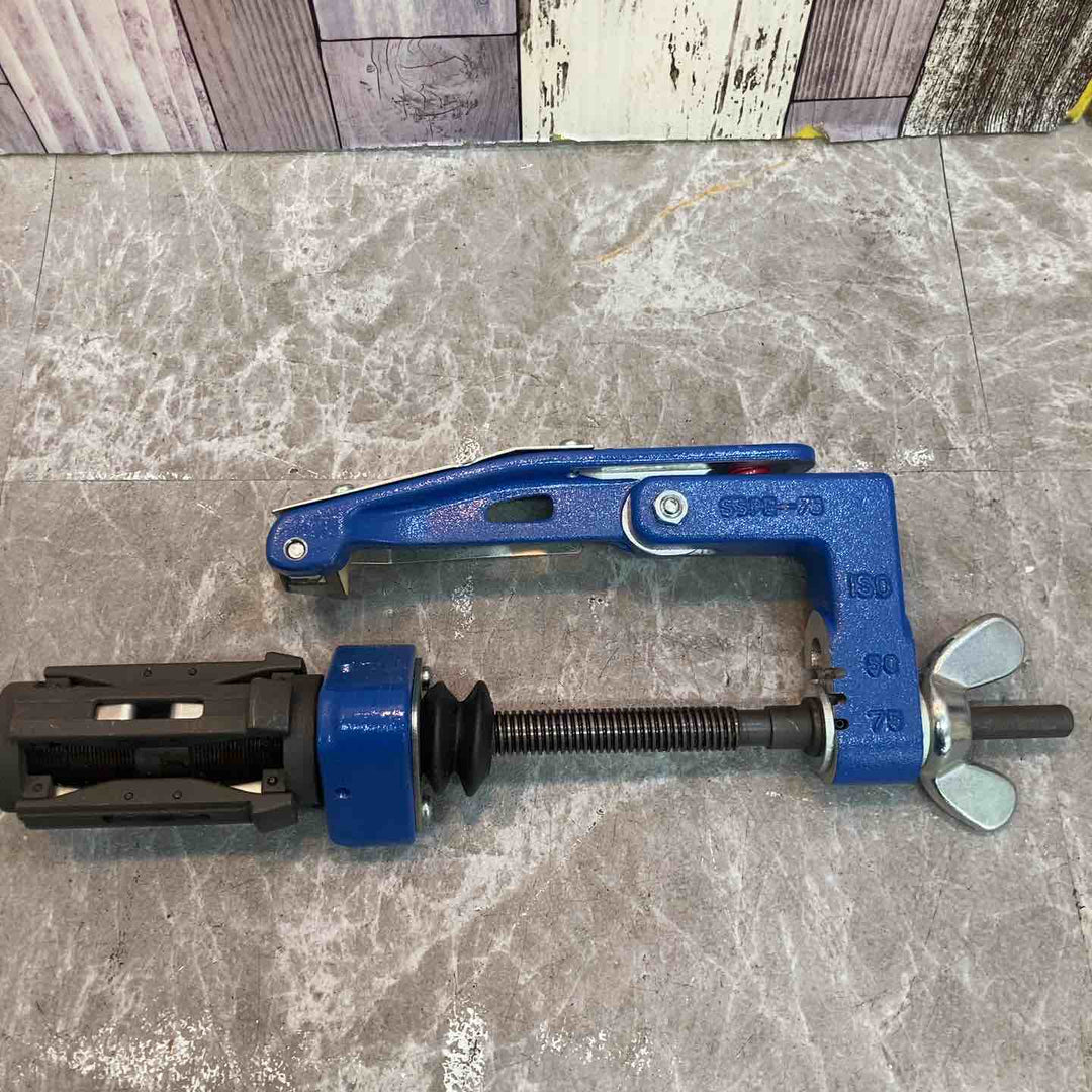 【中古品】MCC 松阪鉄工所 PEスクレーパ75 SSPES75 50-75 ※箱付き【八潮店】