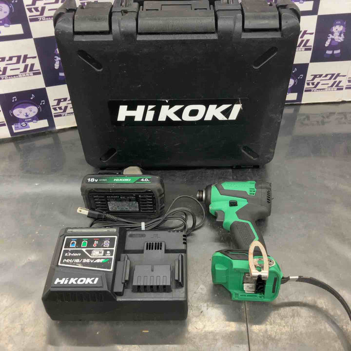【中古品】ハイコーキ(HIKOKI ※旧:日立工機) コードレスインパクトドライバー WH18DE(2LC)【所沢店】