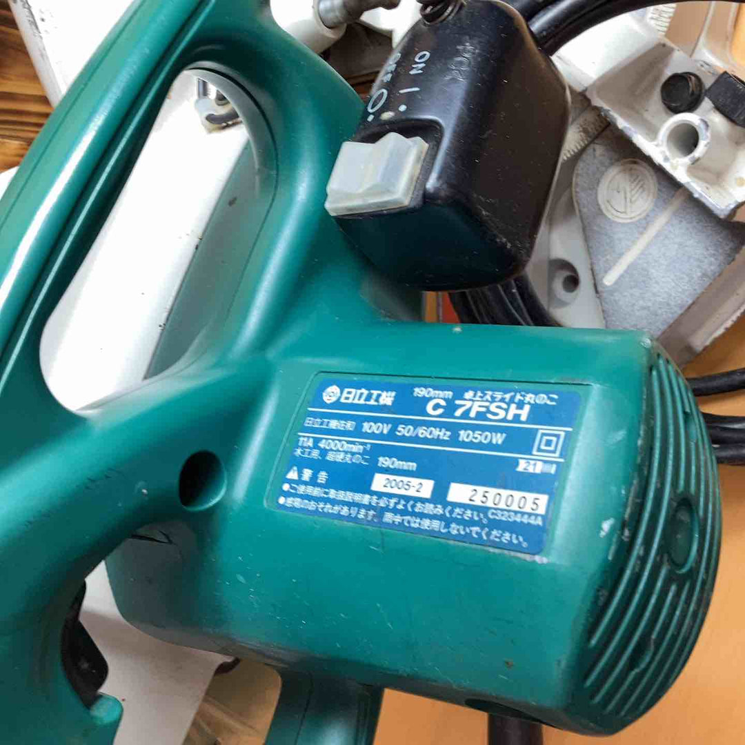 ハイコーキ(HIKOKI ※旧:日立工機)  卓上スライド丸ノコ C7FSH 木材 切断 高精度 幅広 【越谷店】