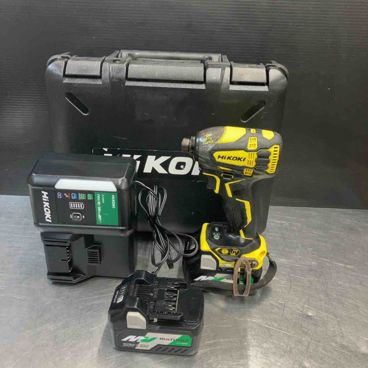 【中古品】 ハイコーキ(HIKOKI ※旧:日立工機) 36V コードレスインパクトドライバー WH36DA(NNBY) フルセット 【東大和店】